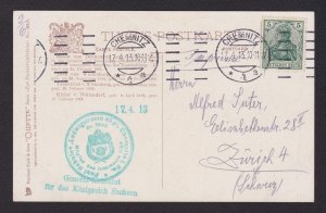 GERMANY 1913, Vintage postcard, Generals, Napoleonic Wars, Posted