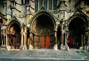France Chartres Le Cathedrale Les Portails du Croisillon Nord