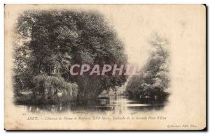 Old Postcard Anet Chateau de Poitiers Diane XVI Century Sideboard of the larg...