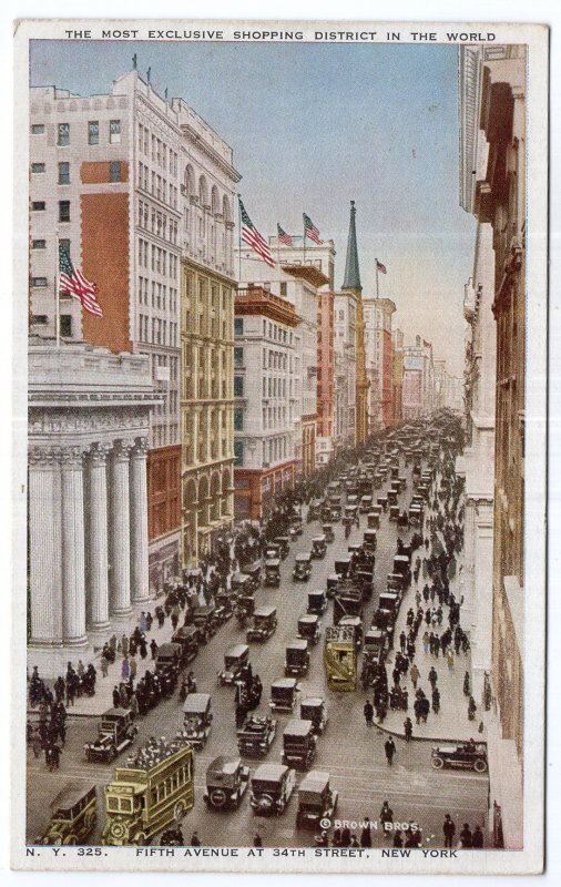 Fifth Avenue At 34th Street, New York