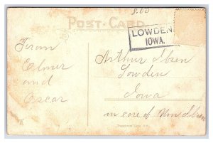 A Merry Christmas Red Robe Santa Surrounded By Children Postcard