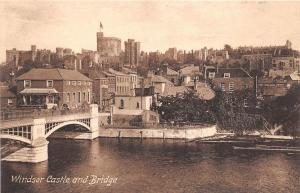 BR58282 and bridge   windsor castle   uk