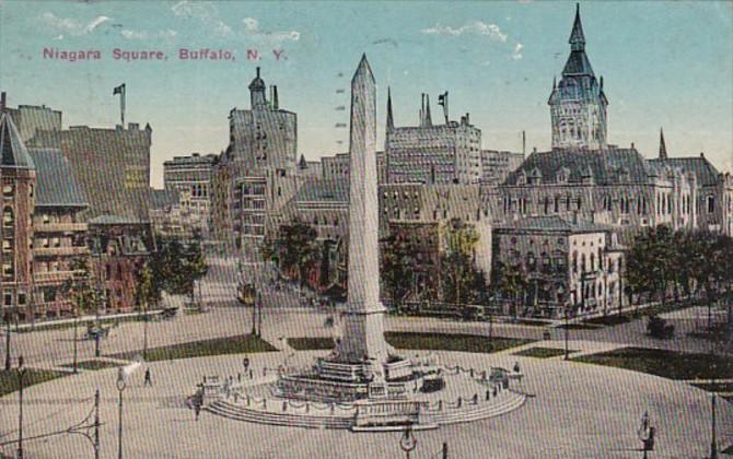 New York Buffalo Niagara Square 1916