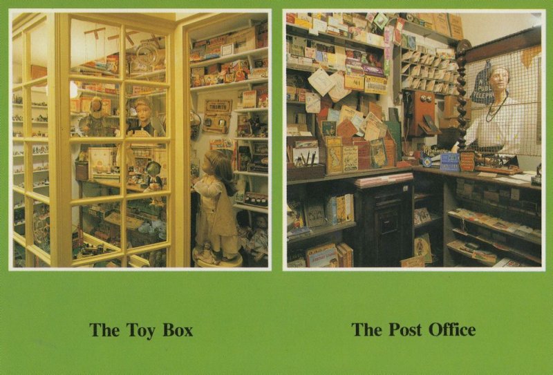 Eastbourne Toy Shop Post Office How We Lived Exhibition Postcard