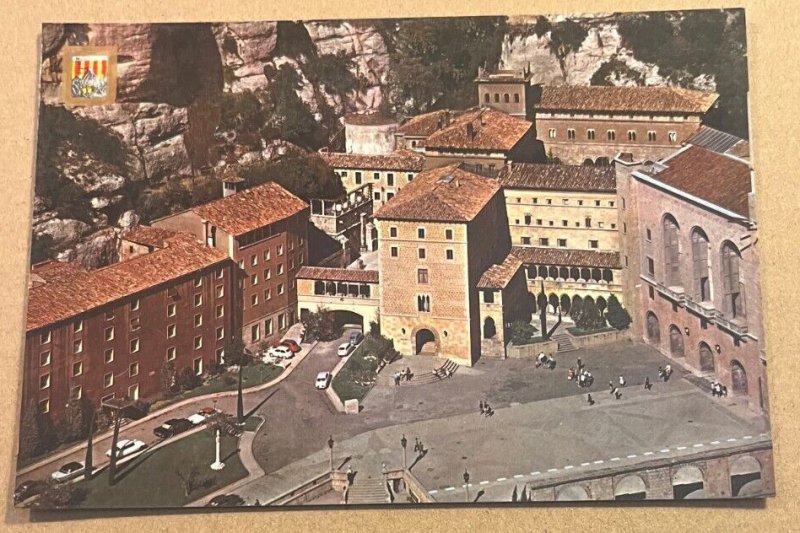 POSTCARD UNUSED -  SANCTUARY'S SQUARES, MONTSERRAT, BARCELONA, SPAIN