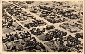 Aerial View of Coldwater KS, Business District, Homes Vintage Postcard K56