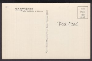 Vermont BENNINGTON - Silk Road Covered Bridge Chrome