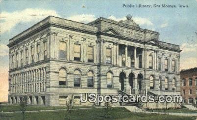 Public Library - Des Moines, Iowa IA