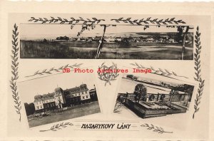 Czech Republic, Masarykovy Lany, RPPC, Multi-Views Of City, Photo