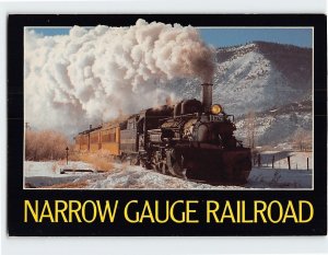 Postcard Narrow Gauge Railroad, Colorado