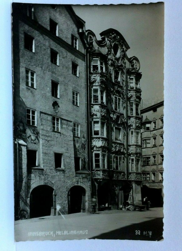 RPPC Innsbruck Austria Helblinghaus Postcard