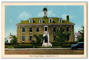 c1950's Court House Estevan Saskatchewan Canada Unposted Vintage Postcard