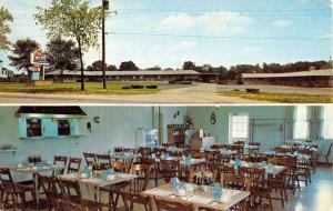 Danville Illinois Glo Motel Pancake House Multiview Vintage Postcard K59195