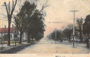 Selma Alabama Broad Street, Color Lithograph Vintage Postcard U10994