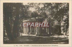 Postcard Old Vichy Pavilion Source of Celestins