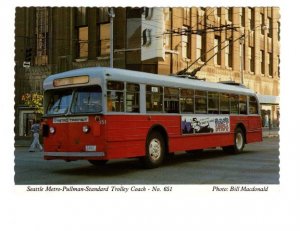 Seattle Metro Pullman Standard Trolley Coach, Downtown, Washington