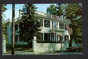 ME View Bath Marine Ship Museum BATH Maine Postcard Carte Postale PC