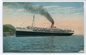 Steamer Avalon Santa Catalina Island California 1910c postcard