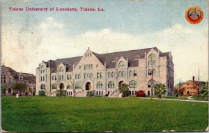 Vtg 1910 Tulane University of Louisiana LA Postcard