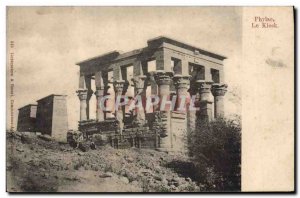 Old Postcard Egypt Egypt phylae The kiosk