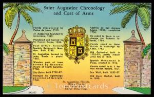 Saint Augustine Chronology and Coat of Arms