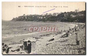 Old Postcard Trestraou Beach and La Pointe