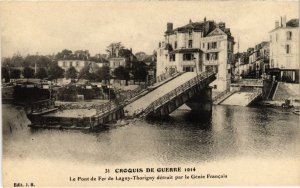 CPA LAGNY-sur-MARNE THORIGNY-sur-MARNE - Le Pont de Fer - Ruines (1320287)