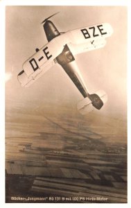 Bueker-Jungmann 100 PS Hirth-Motor Airplane, Postcard