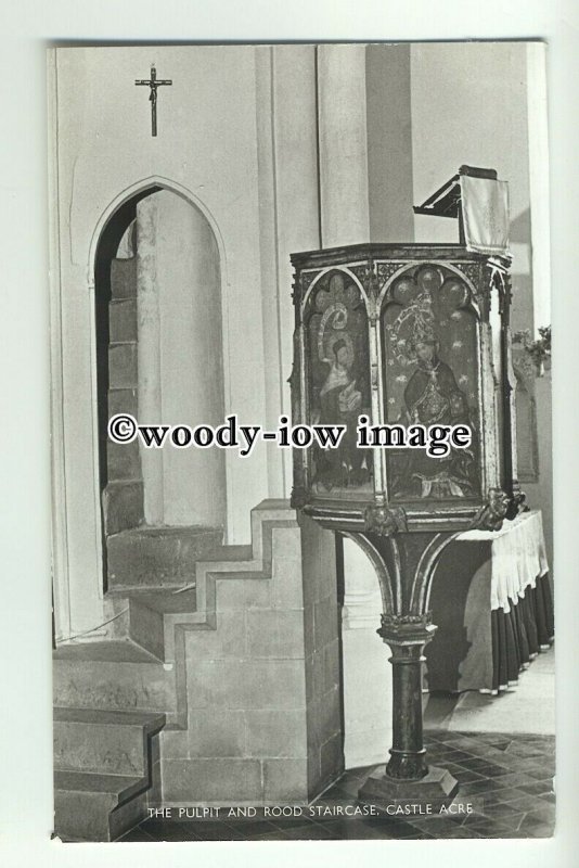 cu1903 - Interior of St. James the Great Church, in Castle Acre  - Postcard