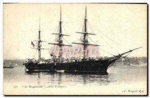 Old Postcard The Boat Transport Aviso Bougainville