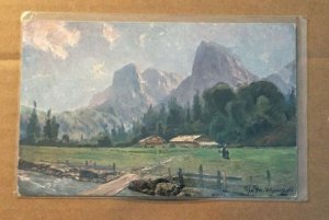 VINTAGE POSTCARD - UNUSED - LANDSCAPE - FOREIGN CARD