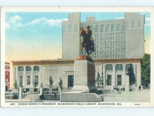 Unused W-Border LIBRARY SCENE Wilmington Delaware DE hs2289