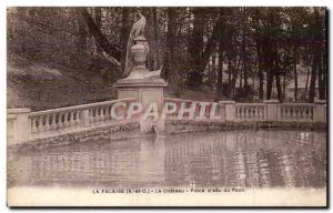 The cliff Postcard The Old Piece chateau d & # 39eau Peacock