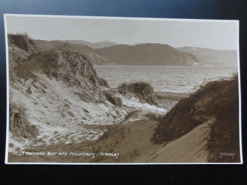 North Wales: Conway Bay and Maountains c1913 RP Pub by Judges