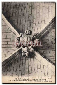 Postcard Old Batz inside I Voute Representative Church Keys holy Veronique an...