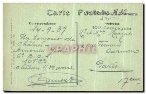 Old Postcard Chalons Sur Marne Prefecture and Rue Carnot