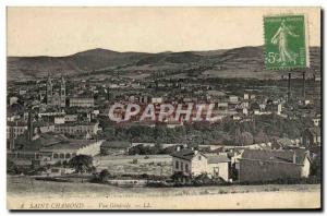 Old Postcard Saint Chamond Vue Generale