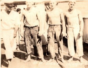 US Navy Sailor WW1 Era Real Photo Postcard