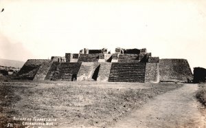 Vintage Postcard 1900'S Ruinas de Teopanzolco Cuernavaca Morelos Mexico MX RPPC