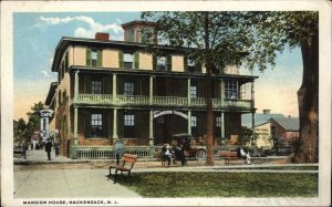 Hackensack New Jersey NJ Mansion House Vintage Postcard