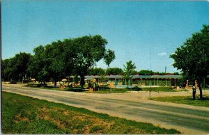 Castle Motel aka Scout Motel, North Platte NE Vintage Postcard J72