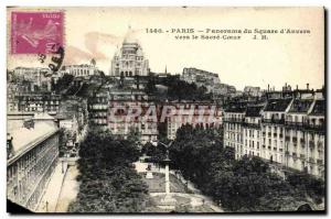Old Postcard Paris Panorama Square d & # 39Anvers to Sacre Coeur