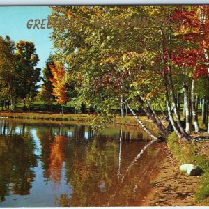 1961 Mountain, Wis. Greetings Vacationland Stock Chrome Photo Postcard PC A232