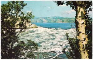 Reversing Falls & Rapids, Low Water, Saint John NB, 1967 Postcard, Slogan Cancel