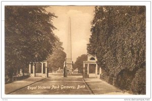 Royal Victoria Park Gateway, Bath (Somerset), England, UK, 1900-1910s