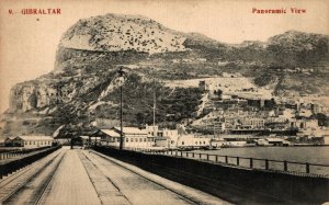 Gibraltar Panoramic View Vintage Postcard 08.67