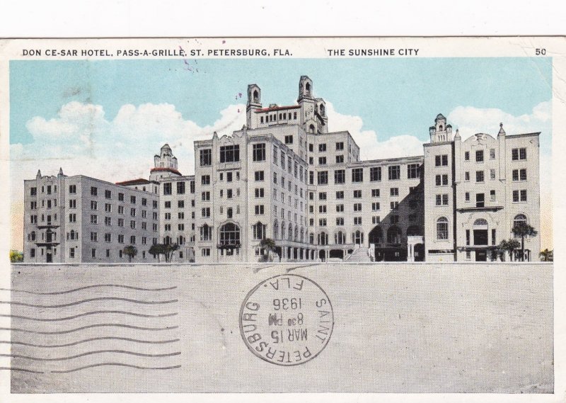 Florida Pass-A-Grille Don Cesar Hotel 1936