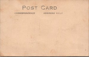 RPPC Postcard Men 1920's Bowler Hats Shaking Hands