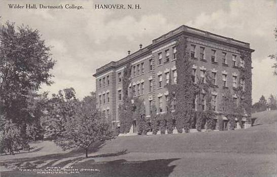 New Hampshire Hanover Wilder Hall Dartmouth College Albertype