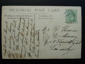 Wales Glamorgan PENARTH Windsor Road c1906 Postcard